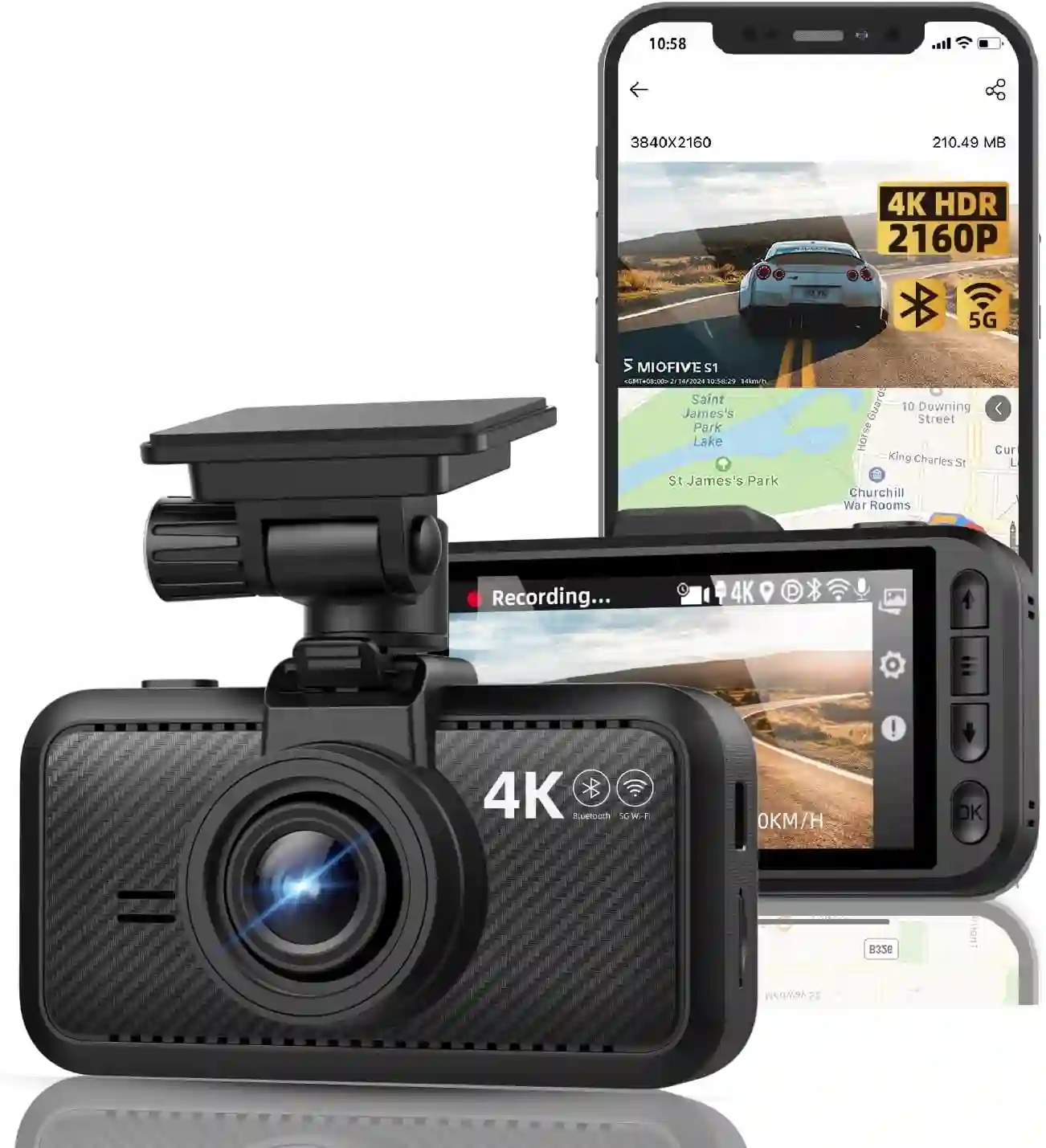 Miofive S1 Ultra 4K dash cam